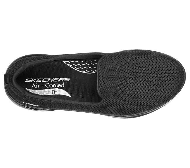 Zapatillas Para Caminar Skechers Mujer - GOwalk Arch Fit Negro SOANV9083